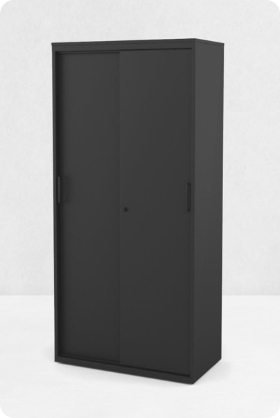 Armário de escritório preto